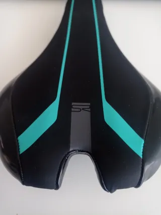 Sillín Bianchi Selle Royal Negro/Turquesa