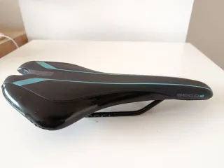Sillín Bianchi Selle Royal Negro/Turquesa