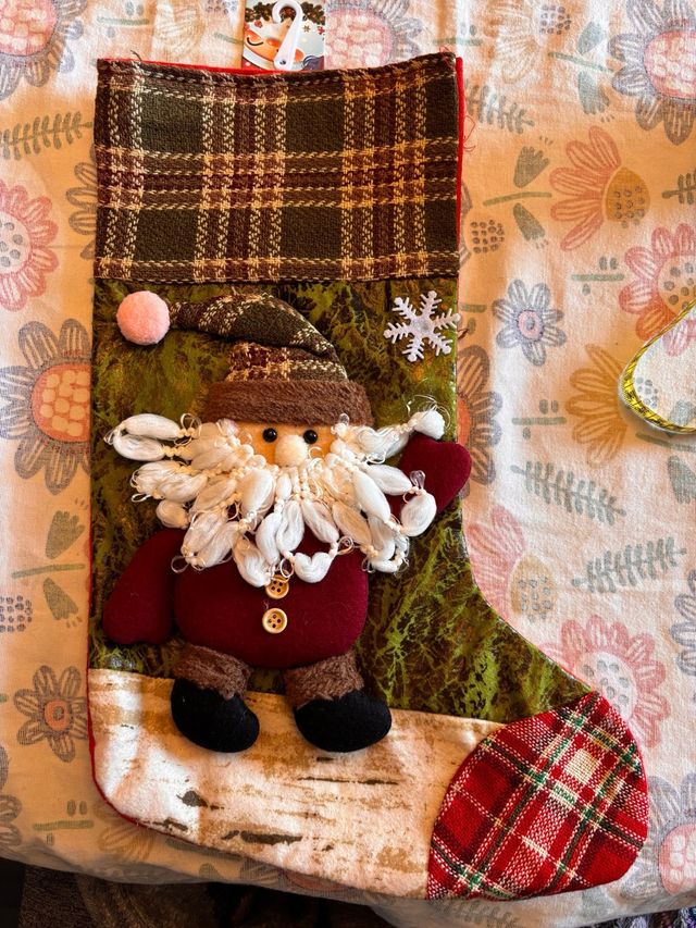 Calcetín Navideño Papá Noel