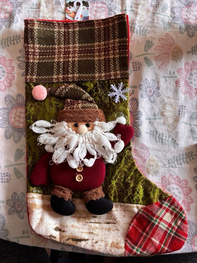 Calcetín Navideño Papá Noel