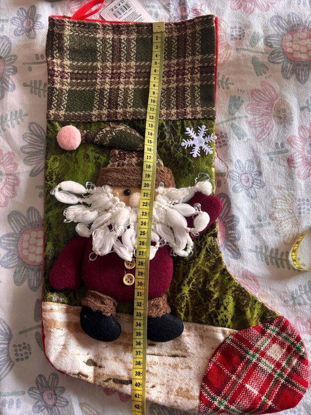 Calcetín Navideño Papá Noel