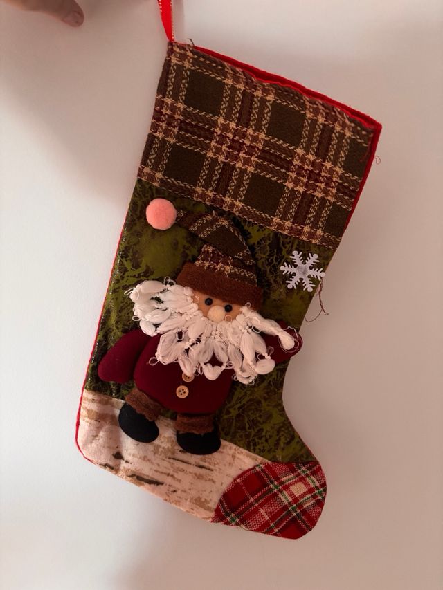 Calcetín Navideño Papá Noel