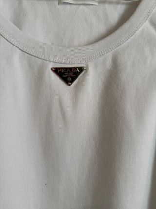 Prada Top Blanco Talla Única