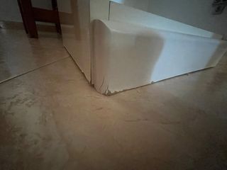 Mueble auxiliar alto blanco