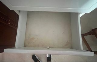 Mueble auxiliar alto blanco