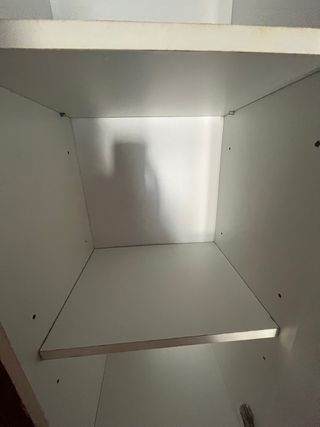 Mueble auxiliar alto blanco