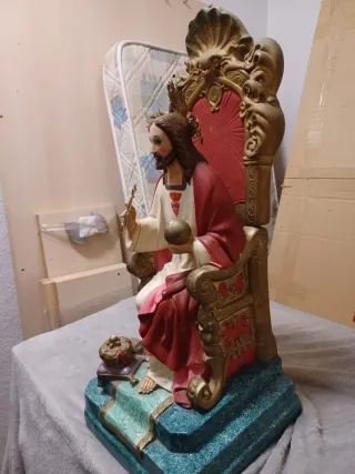 SAGRADO CORAZÓN DE JESÚS  ENTRONIZADO DE 58 CM