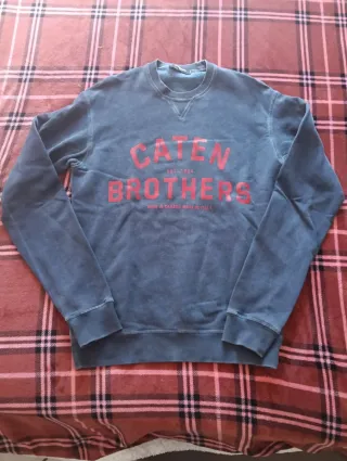 Felpa Dsquared2 Uomo Blu/Rosso