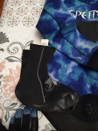 Traje de buceo Spetton camuflaje azul