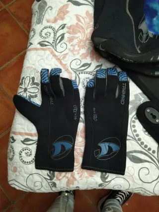 Traje de buceo Spetton camuflaje azul