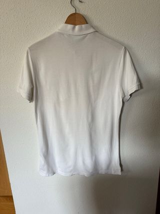Polo Lacoste Clásico Talla M Blanco