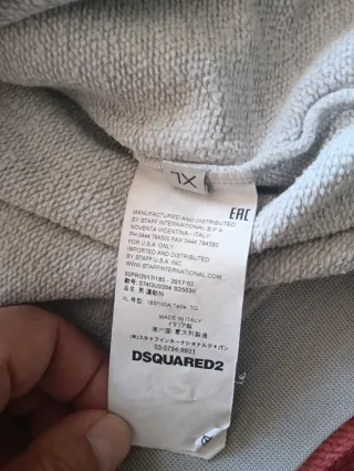 Felpa Dsquared2 con cappuccio