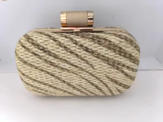 Bolso de mano y al hombro Tantrend beige y marrón