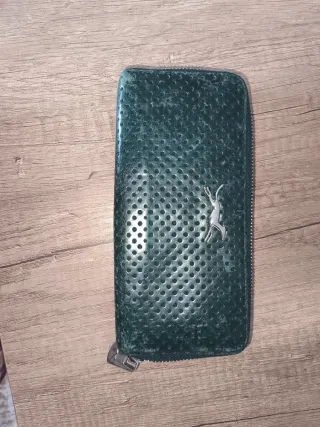 Bimba y Lola Billetera Monedero Verde Perforada