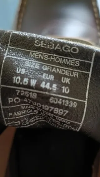 Botas de cuero y ante