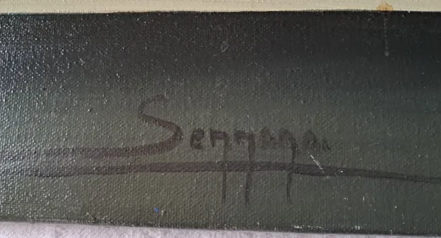 Óleo "Lasitud". Francisco Javier Serrano