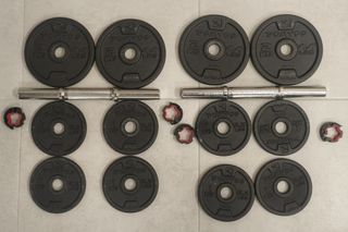 2 Mancuernas DOMYOS con discos