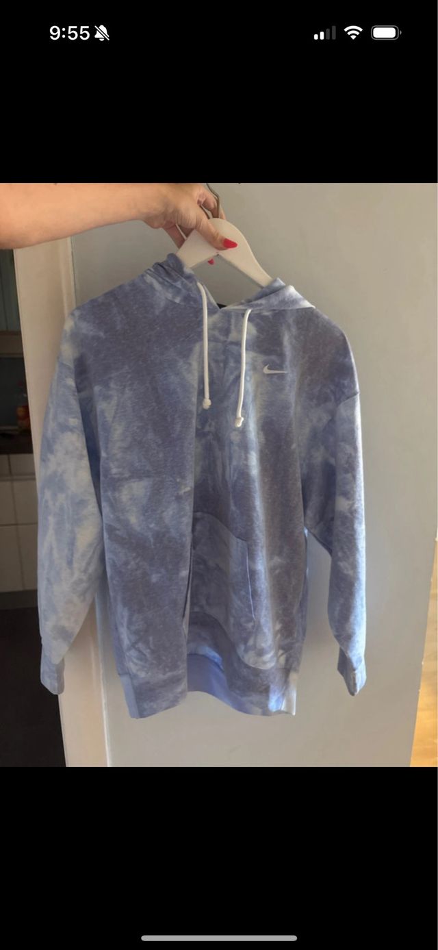 Sudadera Nike Tie-Dye Azul y Blanca