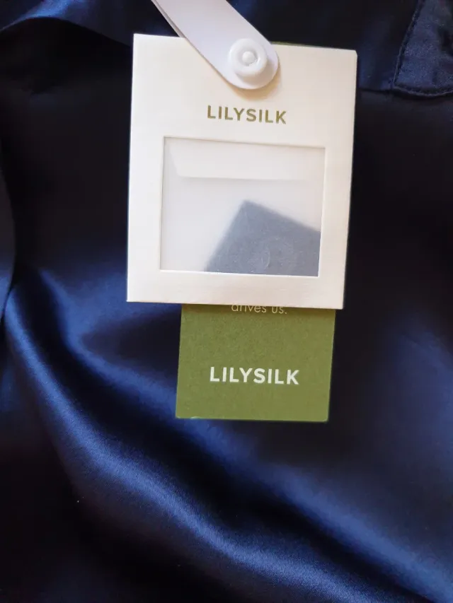 Blusa LILYSILK auténtica seda morera