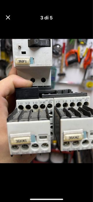 Blocco salvamotore Siemens 3RF2