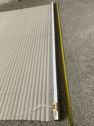 Persianas Venecianas Metal/Plástico Beige/Blanco