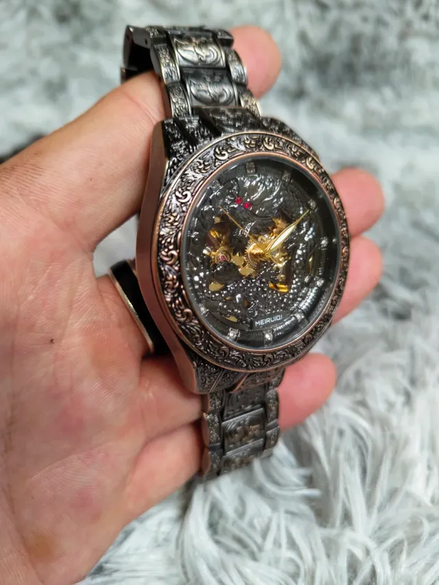 Reloj Automático Dragon Negro