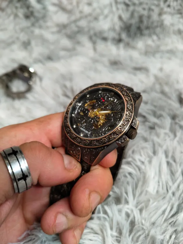 Reloj Automático Dragon Negro