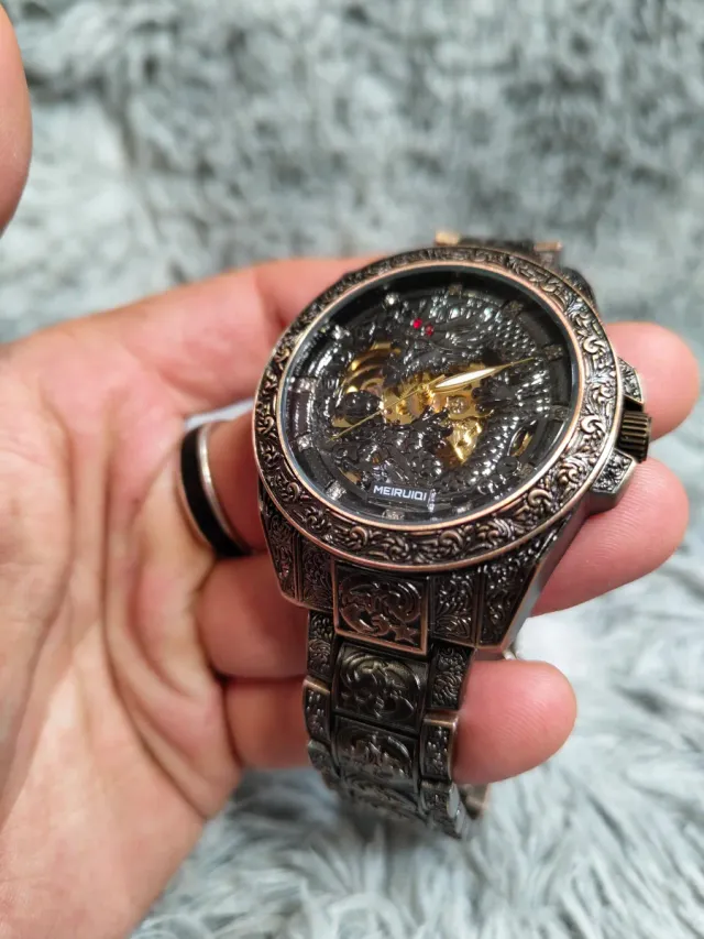 Reloj Automático Dragon Negro