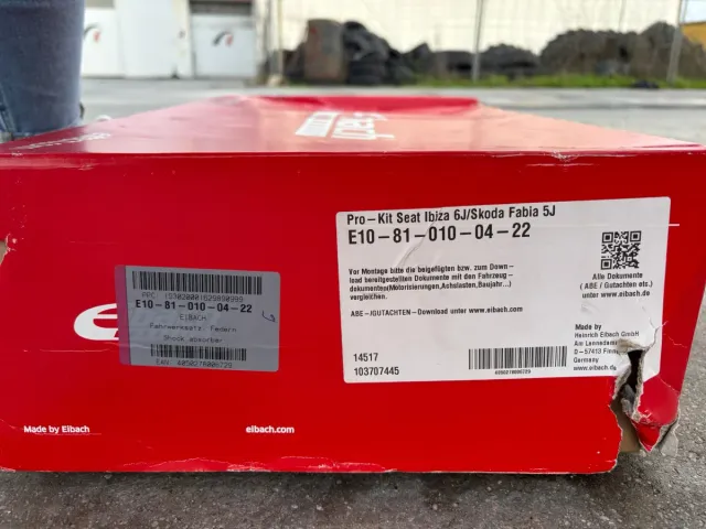 Muelles Eibach Pro Kit Seat Ibiza 6J