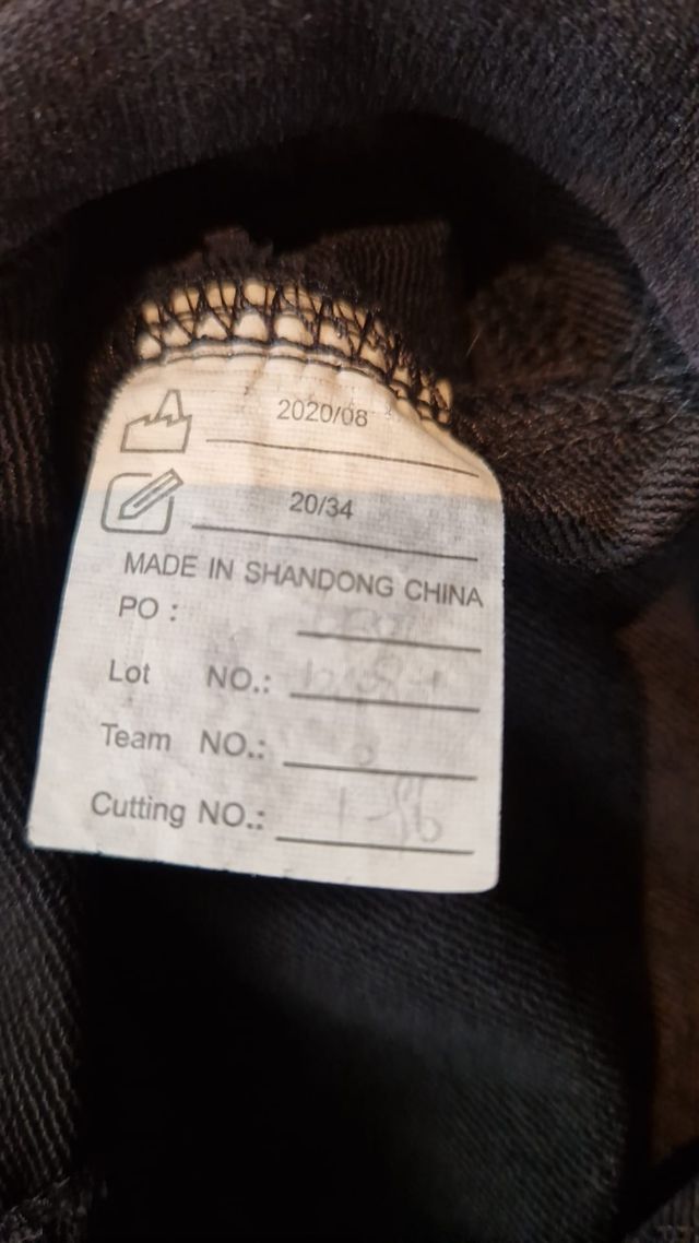 Conjunto equitación niña negro y rojo