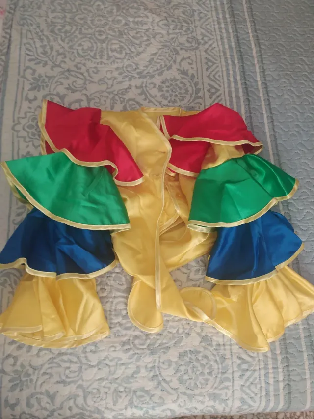 Traje Cubana Multicolor Talla Única