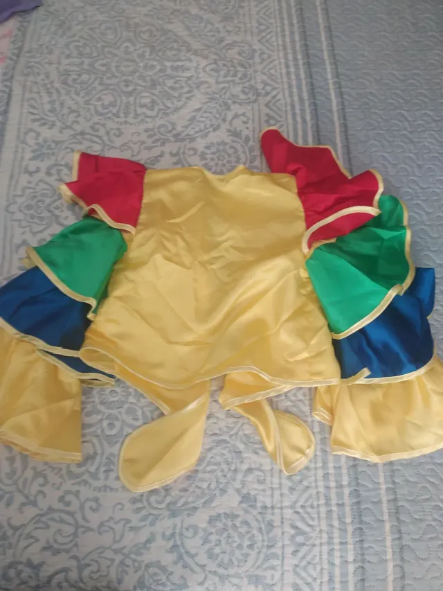 Traje Cubana Multicolor Talla Única