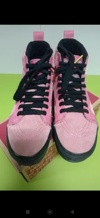 Zapatillas Vans Sk8-Hi Rosa y Negra