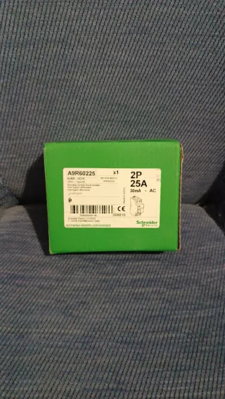 Diferencial Schneider A9R60225 2P 25A 30mA