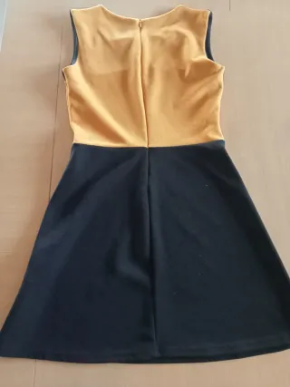 Abito donna nero e giallo