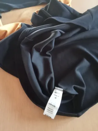 Abito donna nero e giallo