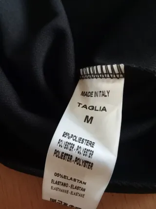 Abito donna nero e giallo