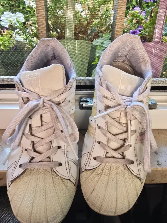 Adidas Superstar Bambina Bianco Arcobaleno