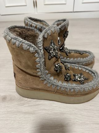 Botines Mou Eskimo con estrellas Strass.