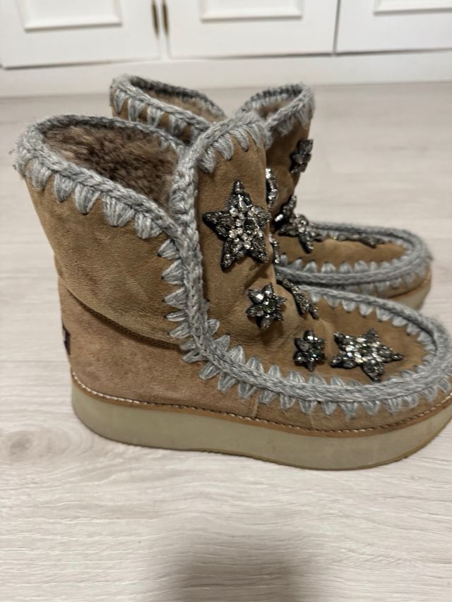 Botines Mou Eskimo con estrellas Strass.