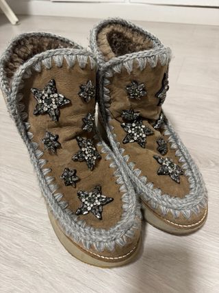 Botines Mou Eskimo con estrellas Strass.