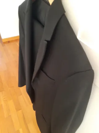Traje de hombre negro talla 38/46