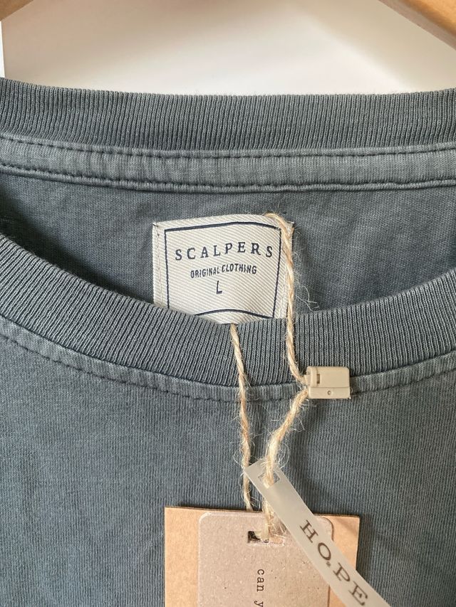 Camiseta Scalpers verde oliva Talla L