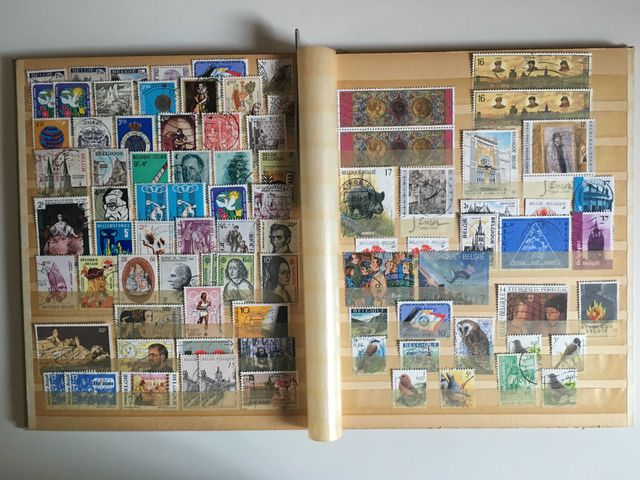 Classificatore francobolli Belgio nuovi e usati