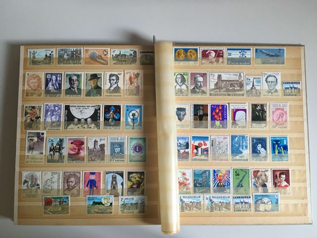 Classificatore francobolli Belgio nuovi e usati
