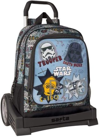 Mochila Safta Espalda Ergonómica con Carro