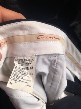 Traje Emidio Tucci Negro