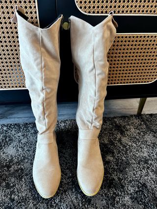 Botas altas serraje forradas invierno T/39