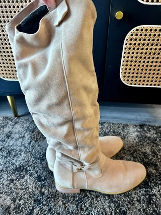 Botas altas serraje forradas invierno T/39