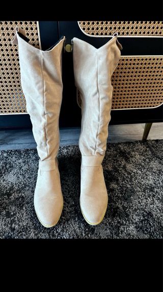 Botas altas serraje forradas invierno T/39